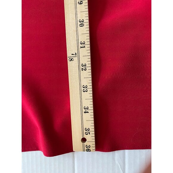 Chicos Red Open Front Long Line Drapey Cardigan Duster Jacket  Chico Size 4 (22) - Picture 5 of 10